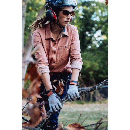 Dovetail Workwear Multi Purpose Work Glove - Grey/Black/Paprika M DWS19GL1-028-M